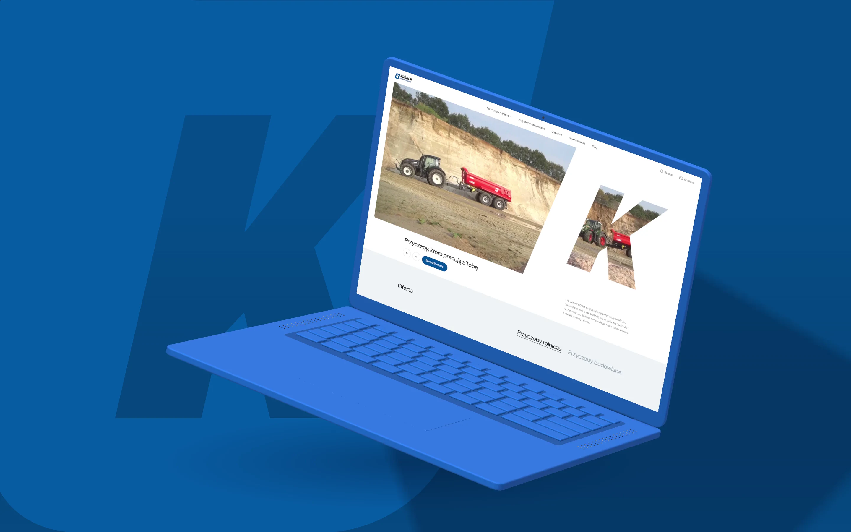 A product catalogue for a German trailer and tipper manufacturer — project preview