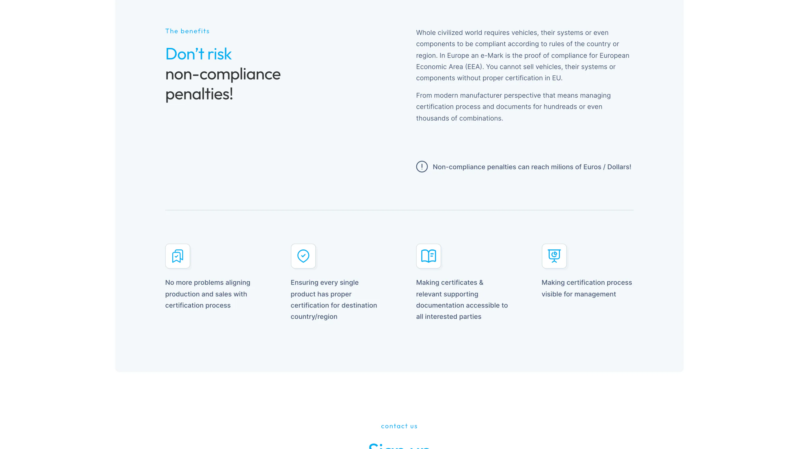 A series of landing pages for a software distributor — website view 2