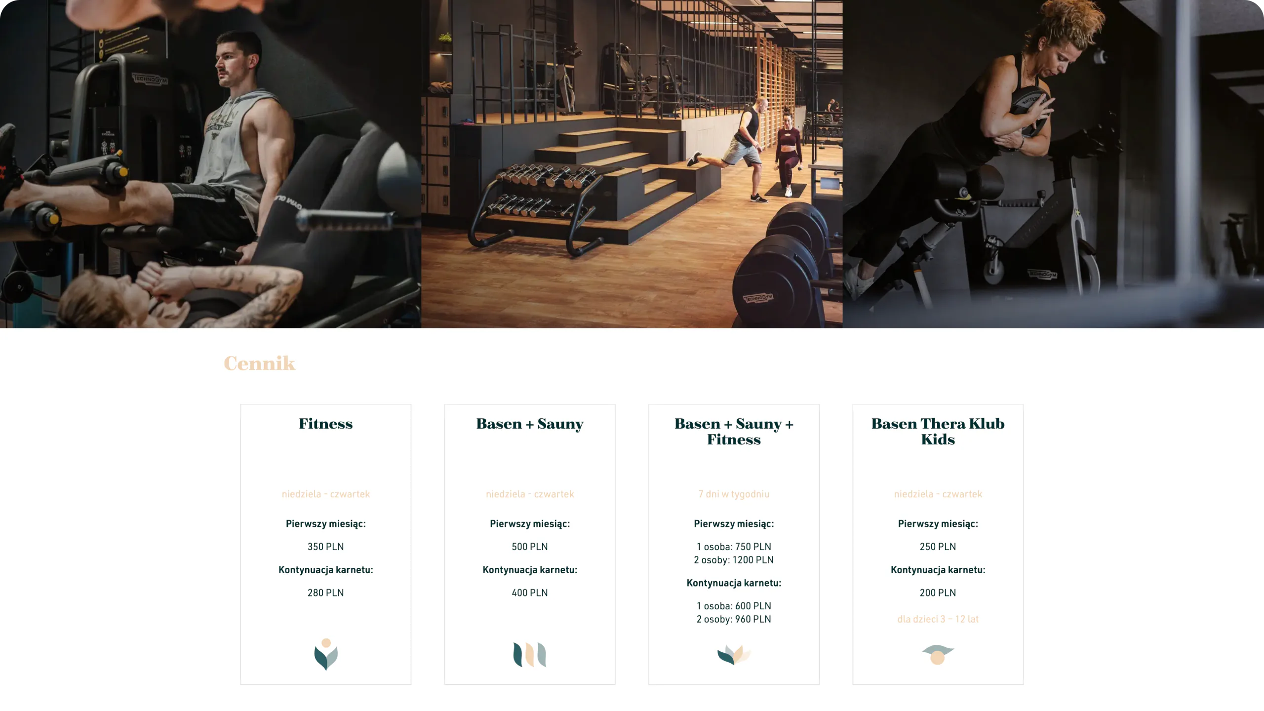 An intuitive website for a spa in Sopot — website view 2