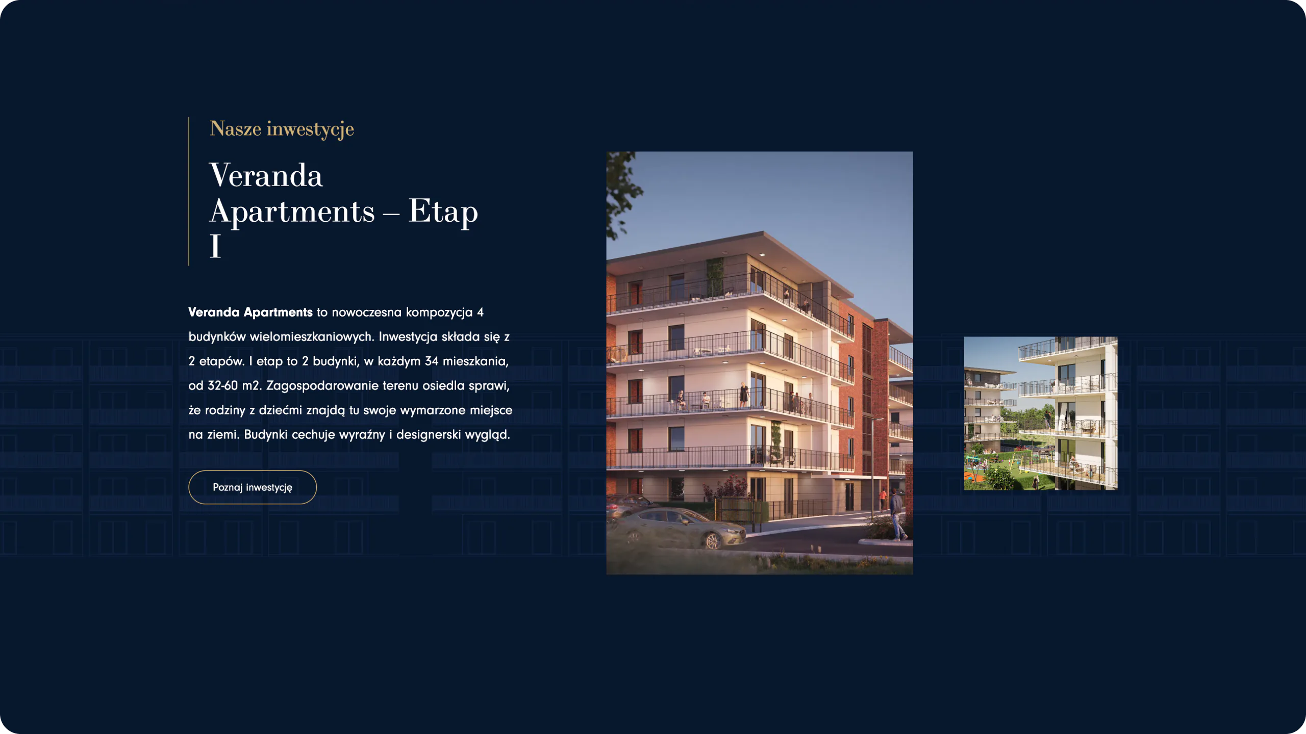 A practical website for a property developer — website view 1